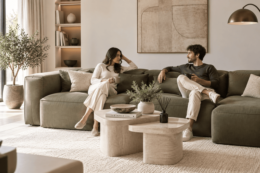 How to Choose the Perfect Sofa Size for Your Living Room - MOOAZAA