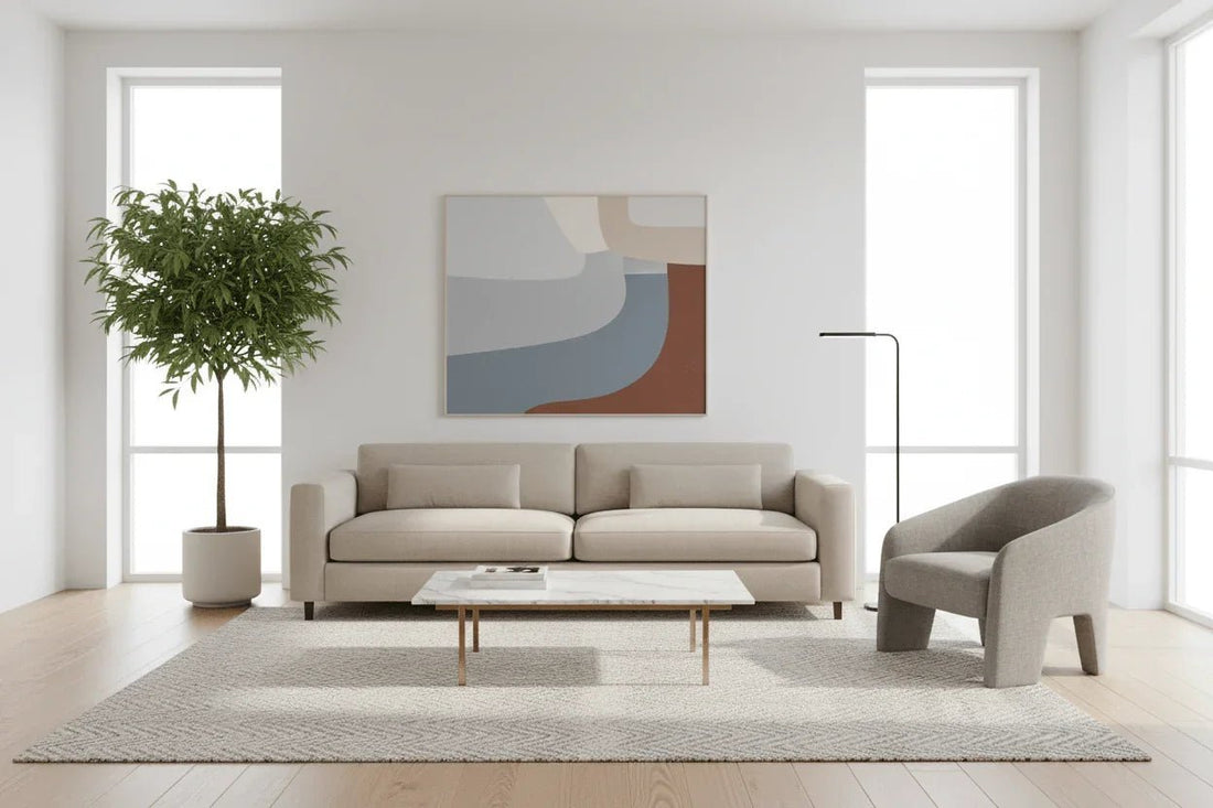The Art of Minimalist Living Room Furniture: Creating Sophisticated Sanctuaries - MOOAZAA