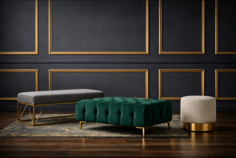 Footstool, Ottoman & Benches - MOOAZAA