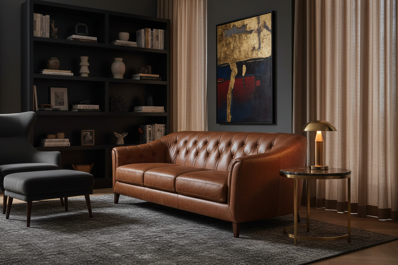 Leather Sofas - MOOAZAA