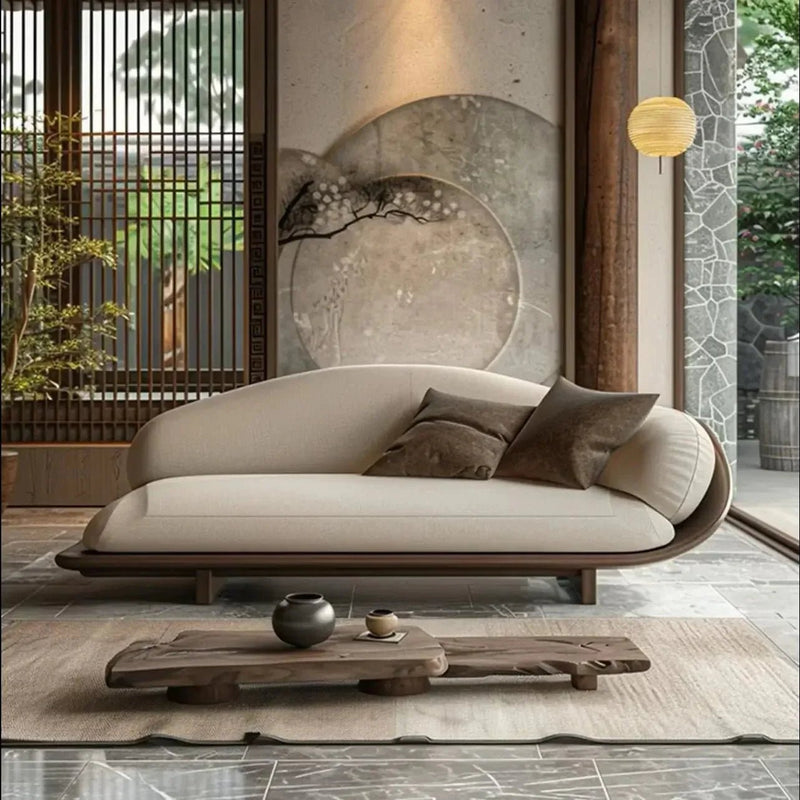 Solid Wooden Sofas - MOOAZAA