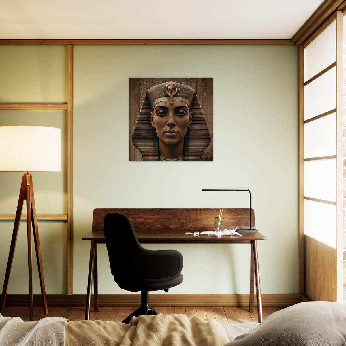 Egyptian Pharaoh Wall Art – Ancient Inspired Digtial Print