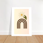 Minimalist Floral Daisy Print