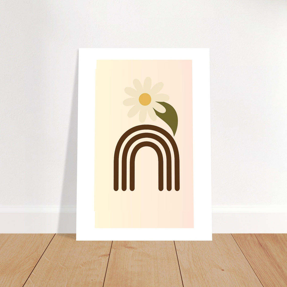 Minimalist Floral Daisy Print
