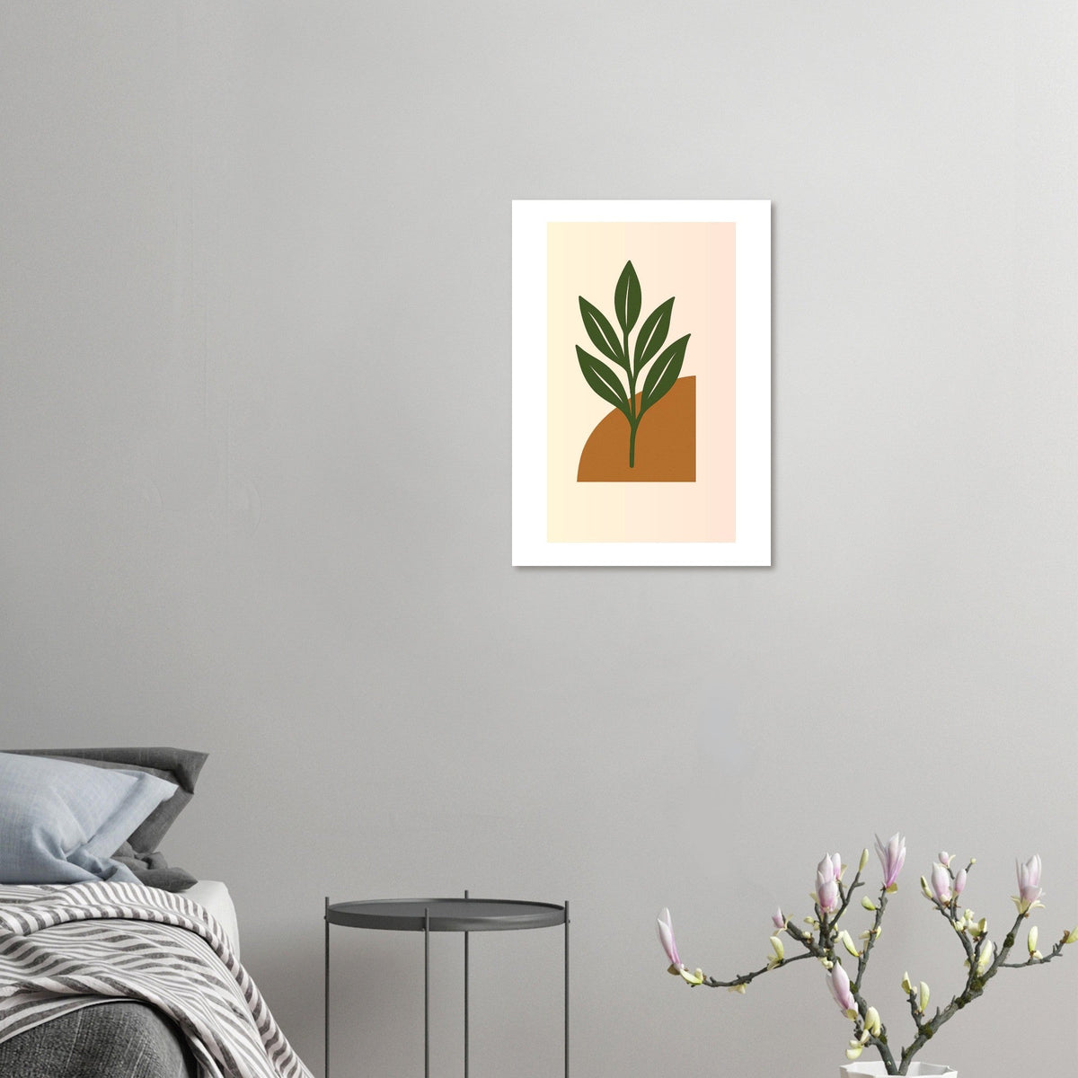 Botanical Wall Art - Green Leaf Print