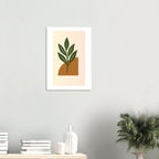 Botanical Wall Art - Green Leaf Print