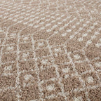 Moroccan Beige Shaggy Rug | 1020
