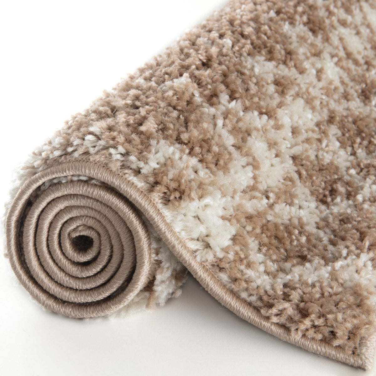 Moroccan Beige Shaggy Rug | 1020