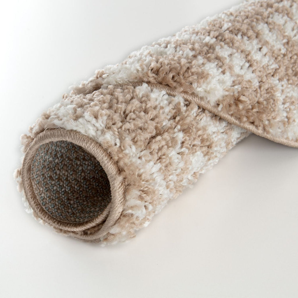 Moroccan Beige Shaggy Rug | 1020
