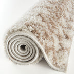 Moroccan Ivory Beige Shaggy Rug | 1030