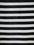 Rainbow Outdoor Rug Black & White | 1030
