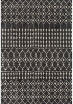 Moroccan Dark Grey Shaggy Rug | 1040