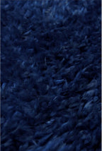 Lagom Navy Shaggy Rug