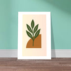 Botanical Wall Art - Green Leaf Print