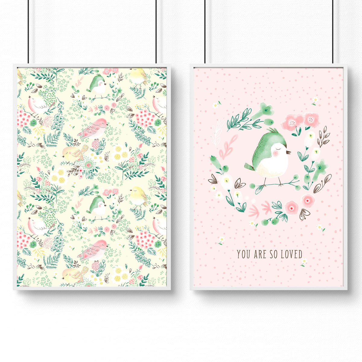 Nursery wall art decor | set of 2 wall art prints
