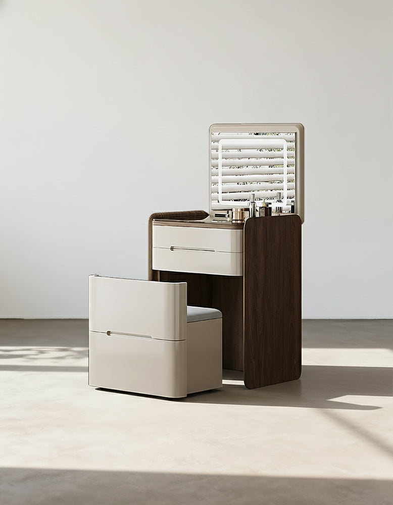 Lewis Slimline Dressing Table With Storage Chair