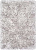 Extravagance Silver Grey Shaggy Rug