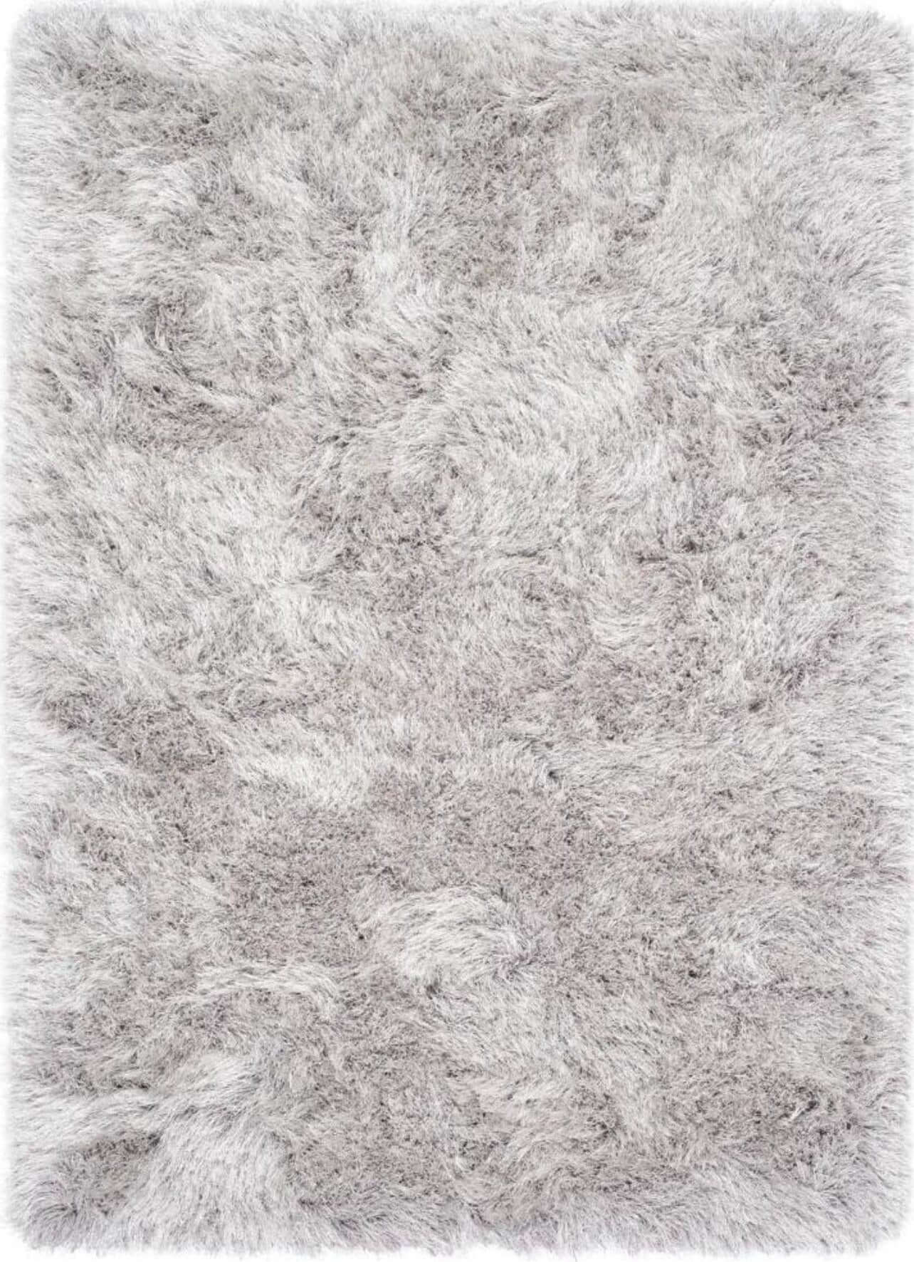 Extravagance Silver Grey Shaggy Rug