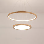 Log Japanese Living Room Tea Room Chandelier