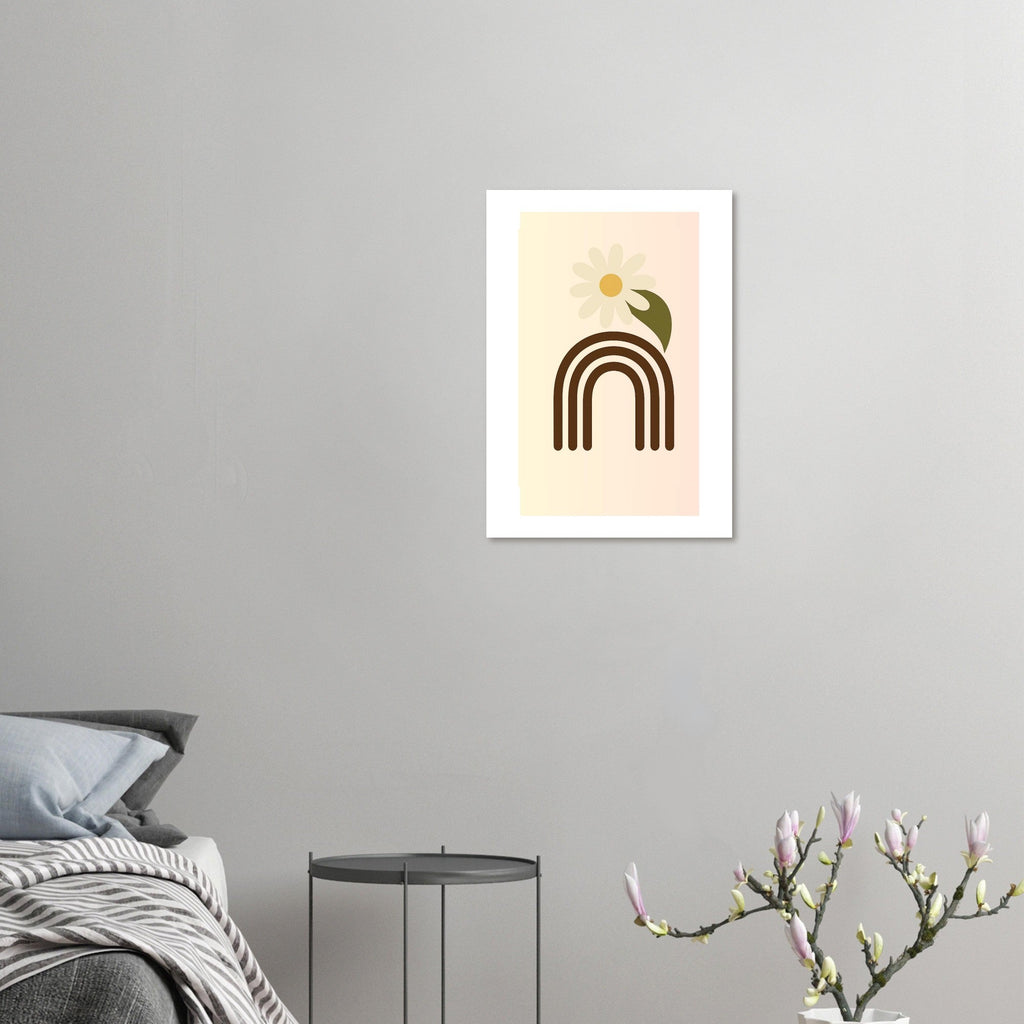 Minimalist Floral Daisy Print