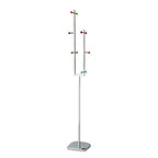Joan Chrome Finish Coat Stand with Ceramic Ball Hooks