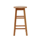 Selby Natural Tropical Hevea Wood Bar Stool