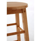 Selby Natural Tropical Hevea Wood Bar Stool