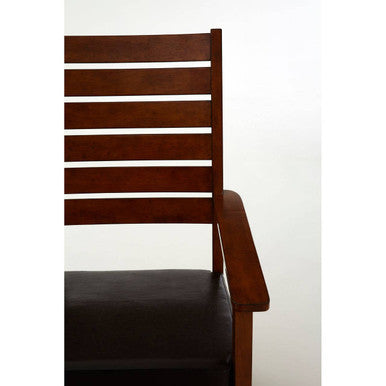 Relax Brown Leather Effect Rocking Chair