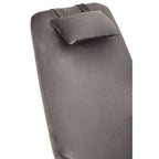 Stockholm Grey Velvet High Back Rocking Chair