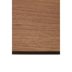 Veneto Natural Wood Effect Dining Table with Gold Finish Legs