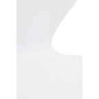 Laila White Dining Chair with Gold Finish Legs