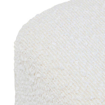 Close-up of textured white fabric on a white background