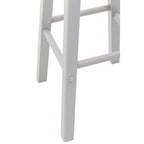 Chester Grey and Natural Tropical Hevea Wood Kitchen or Bar Stool