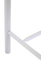 Bandar Natural Rope and White Wood Stool