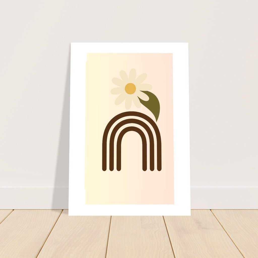 Minimalist Floral Daisy Print