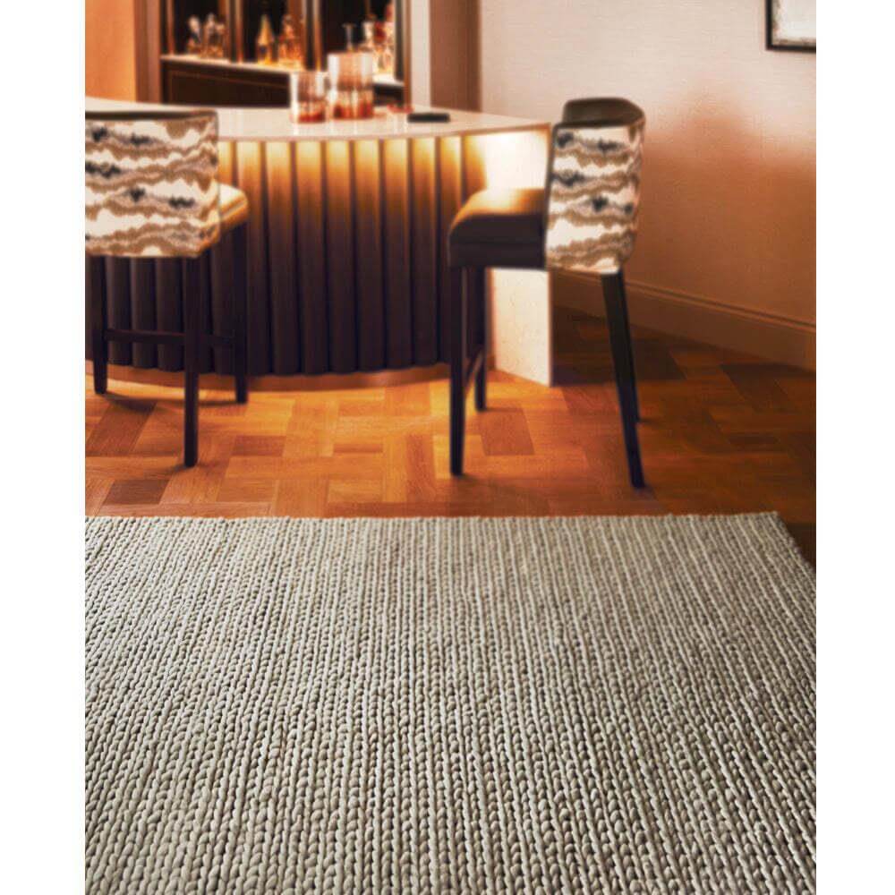 Fusion Oyster Braided Wool Rug