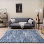 Montana Abstract Blue Rug | 3800Bl