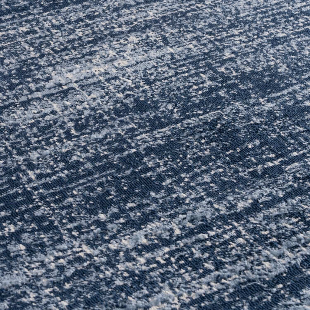Montana Abstract Blue Rug | 3800Bl