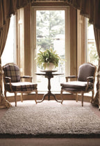 Imperial Mid Grey Mix Shaggy Pile Wool Rug