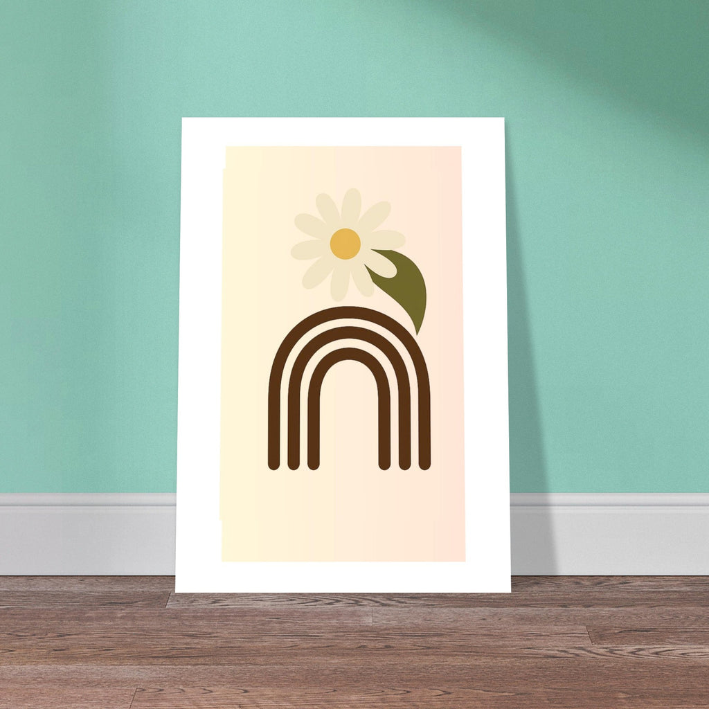 Minimalist Floral Daisy Print