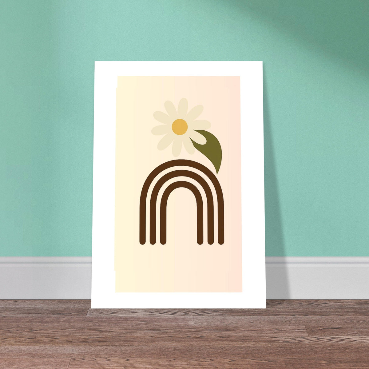 Minimalist Floral Daisy Print