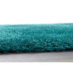 Chicago Dark Teal Shaggy Rug