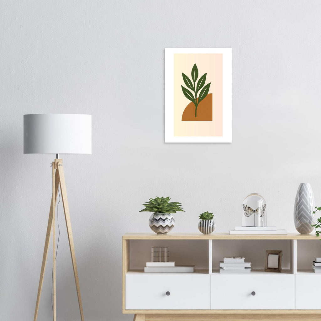 Botanical Wall Art - Green Leaf Print