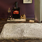 Extravagance Silver Grey Shaggy Rug