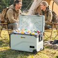 Outsunny 42.5L Compressor Car Fridge Freezer, Camping Refrigerator with App Control, 20℃-20℃