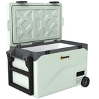 Outsunny 42.5L Compressor Car Fridge Freezer, Camping Refrigerator with App Control, 20℃-20℃