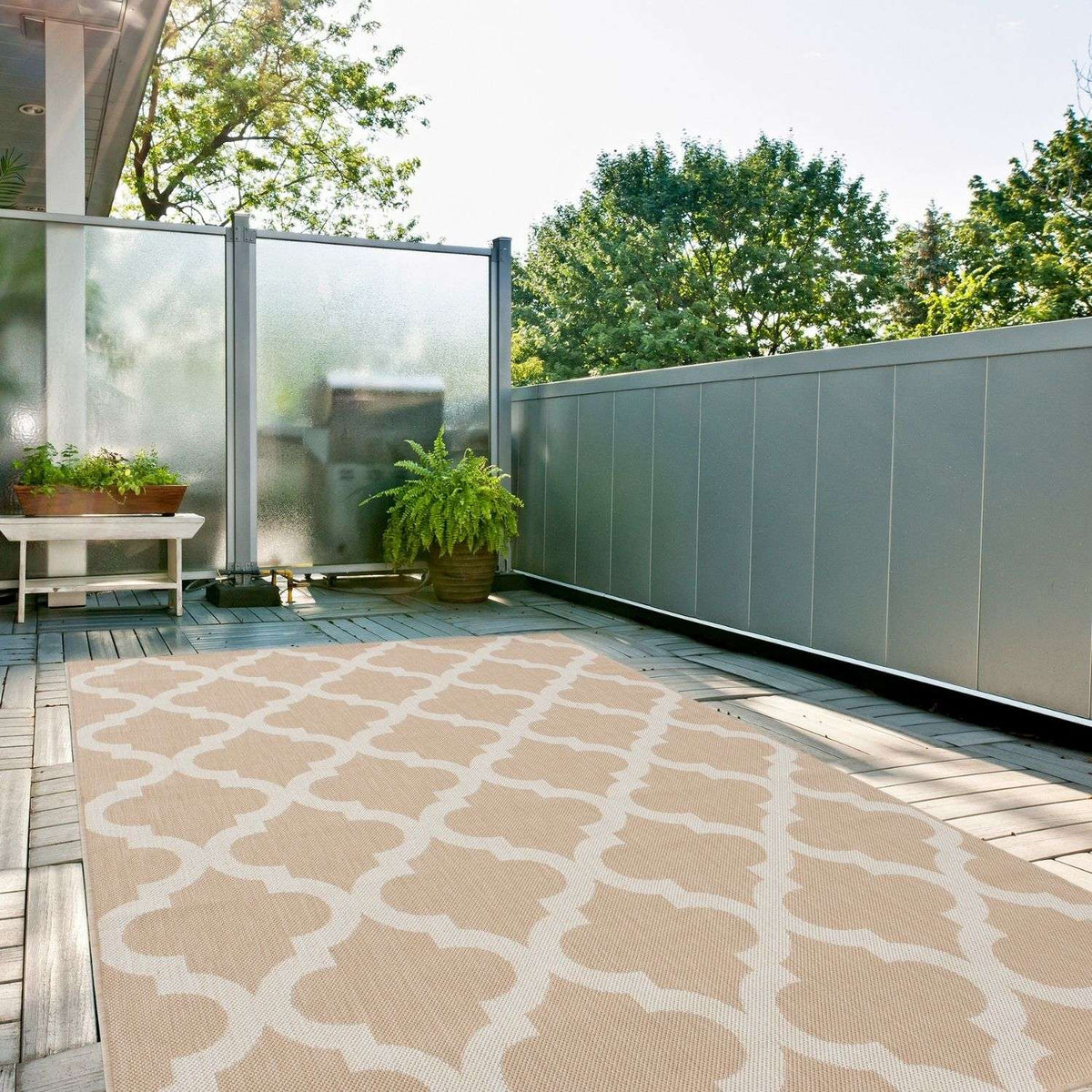 Ecology Outdoor Rug Beige | 400b