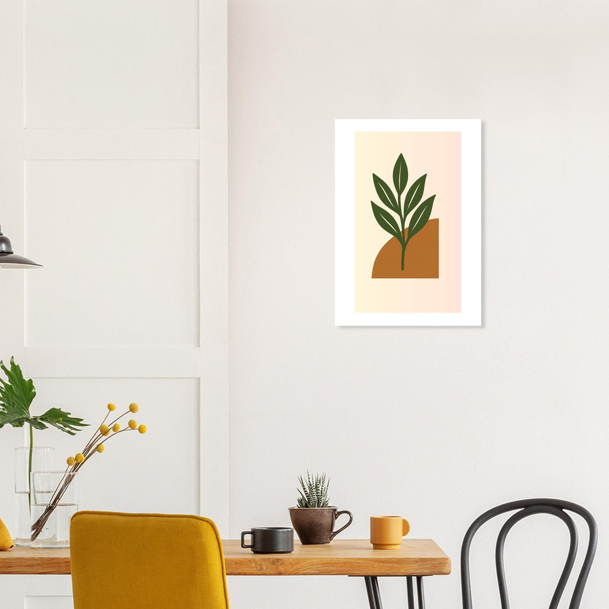 Botanical Wall Art - Green Leaf Print