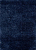 Lagom Navy Shaggy Rug