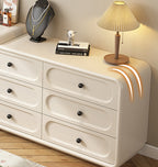 Murphy Corner Dressing Table With 6 Drawers and Chair, Cream